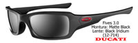 Oakley Fives 3.0 Ducati Matte Black/Black Iridium (12-714)